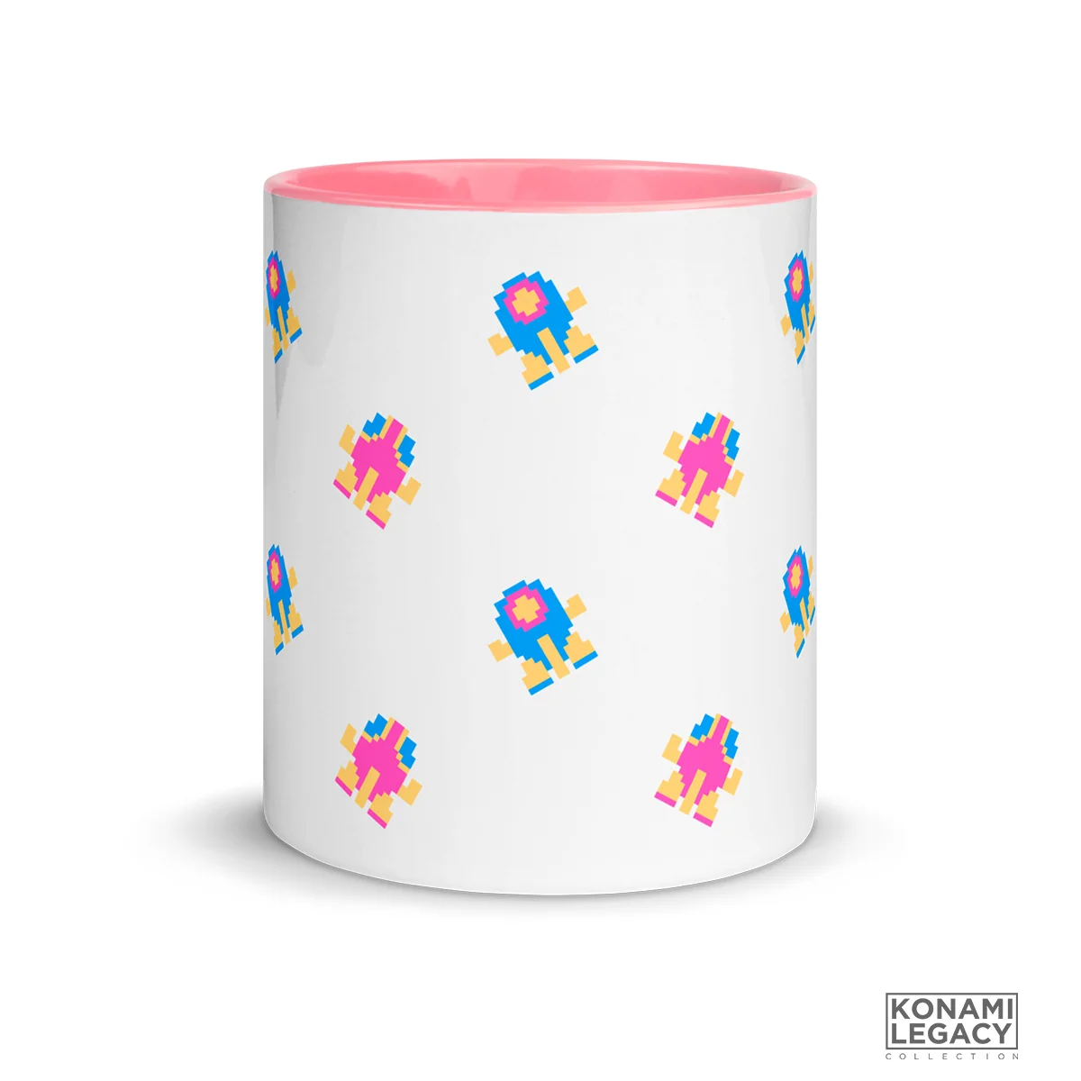 TwinBee Pink Ceramic Mug for Classic Konami Game Fans