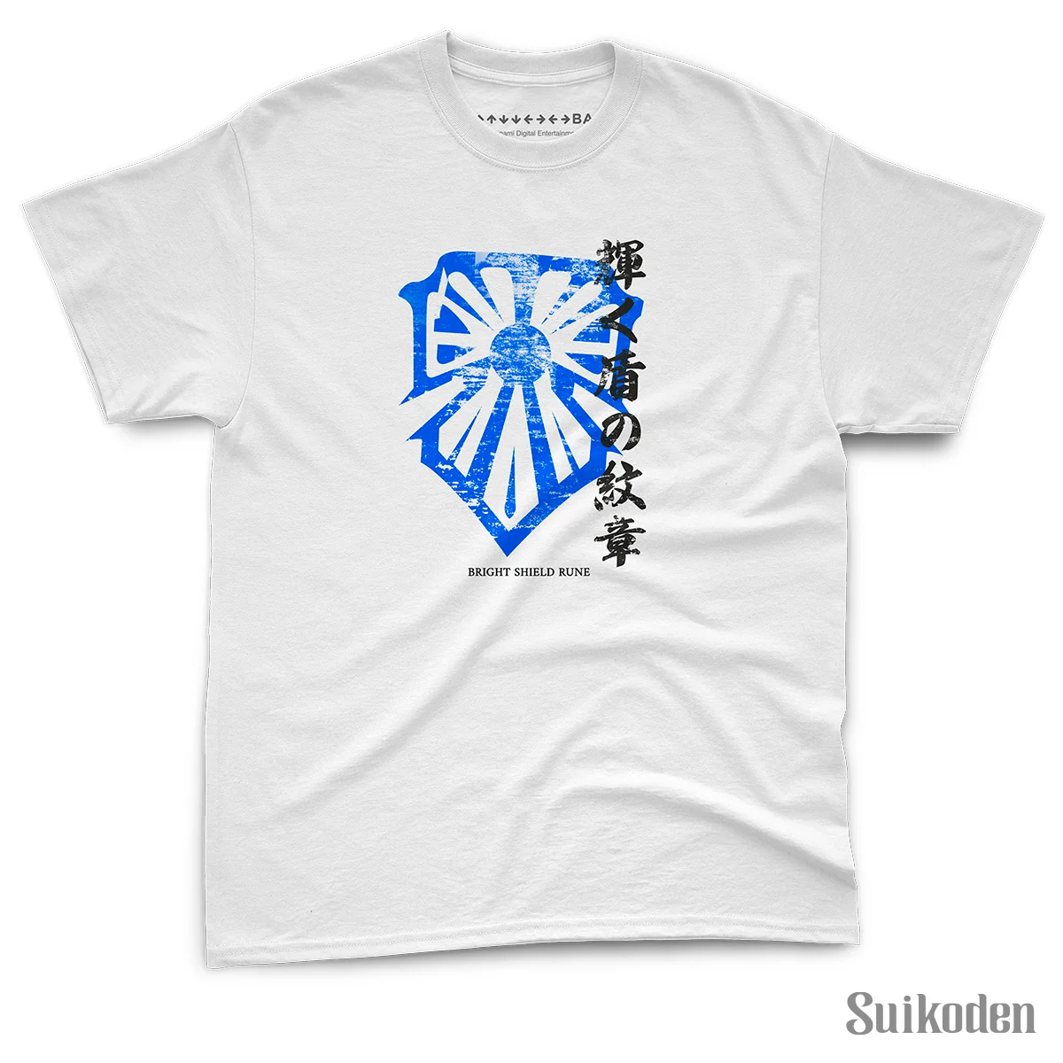 Camiseta Bright Shield Rune de la saga Suikoden