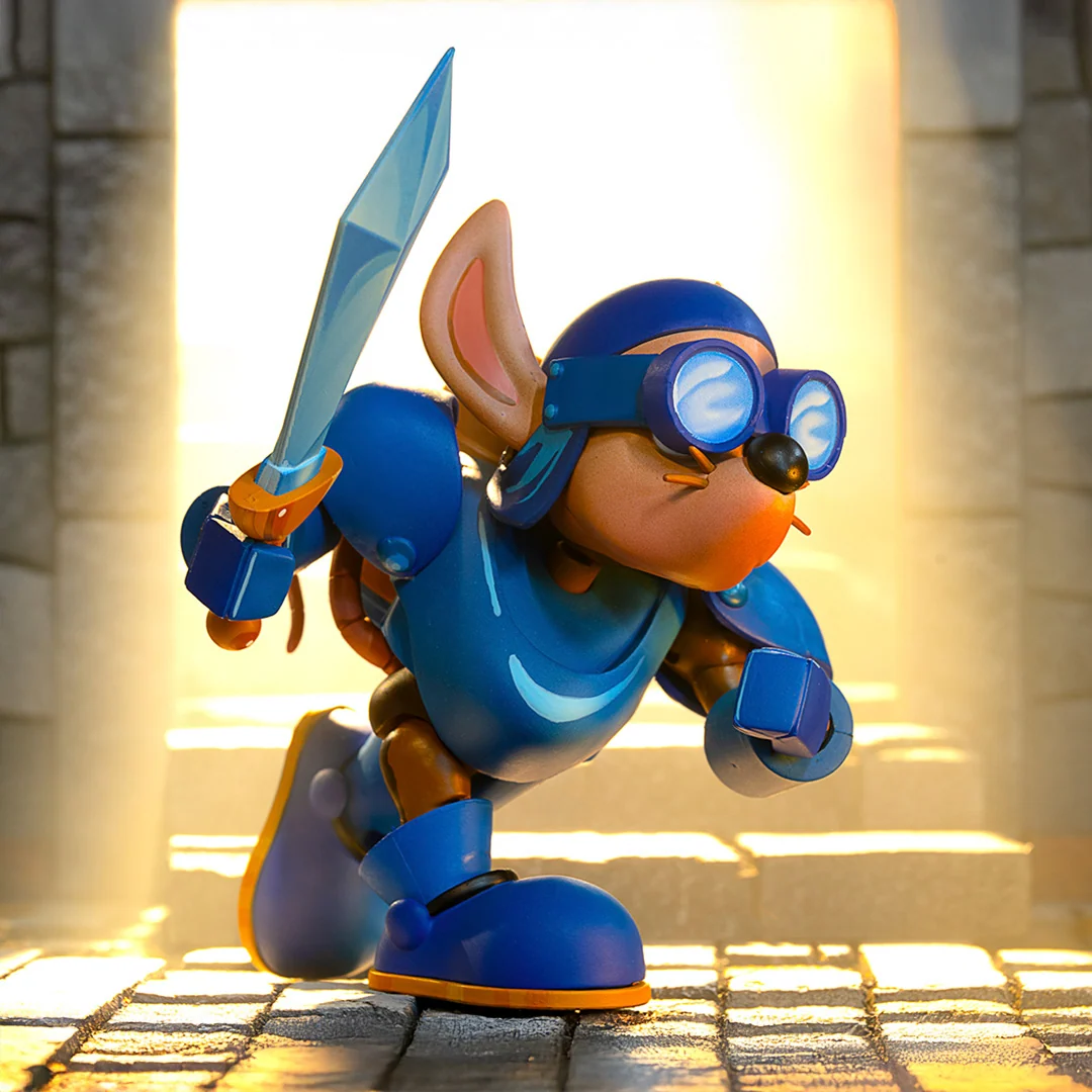 Rocket Knight Adventures Sparkster Signature Series actionfigur