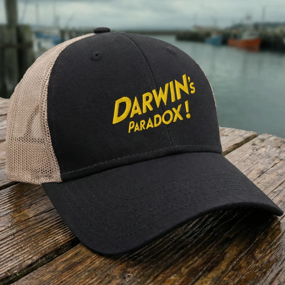 Darwin's Paradox broderet truckerhat med meshbagside