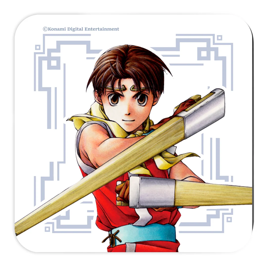 Set de 6 dessous de verre Suikoden I & II HD Remaster avec dos en liège