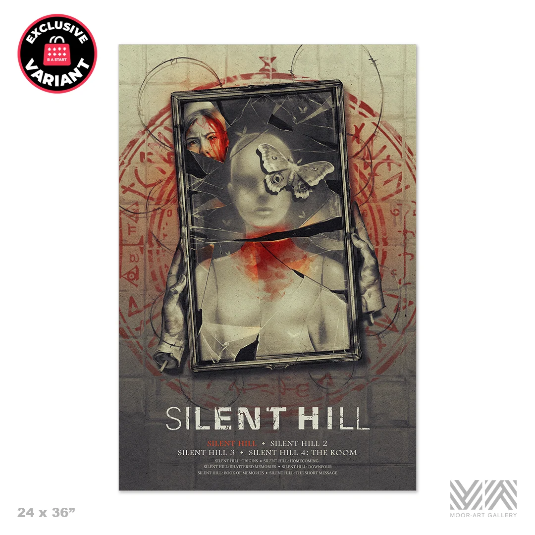 SILENT HILL Limited Edition konstplansch OKS Exclusive