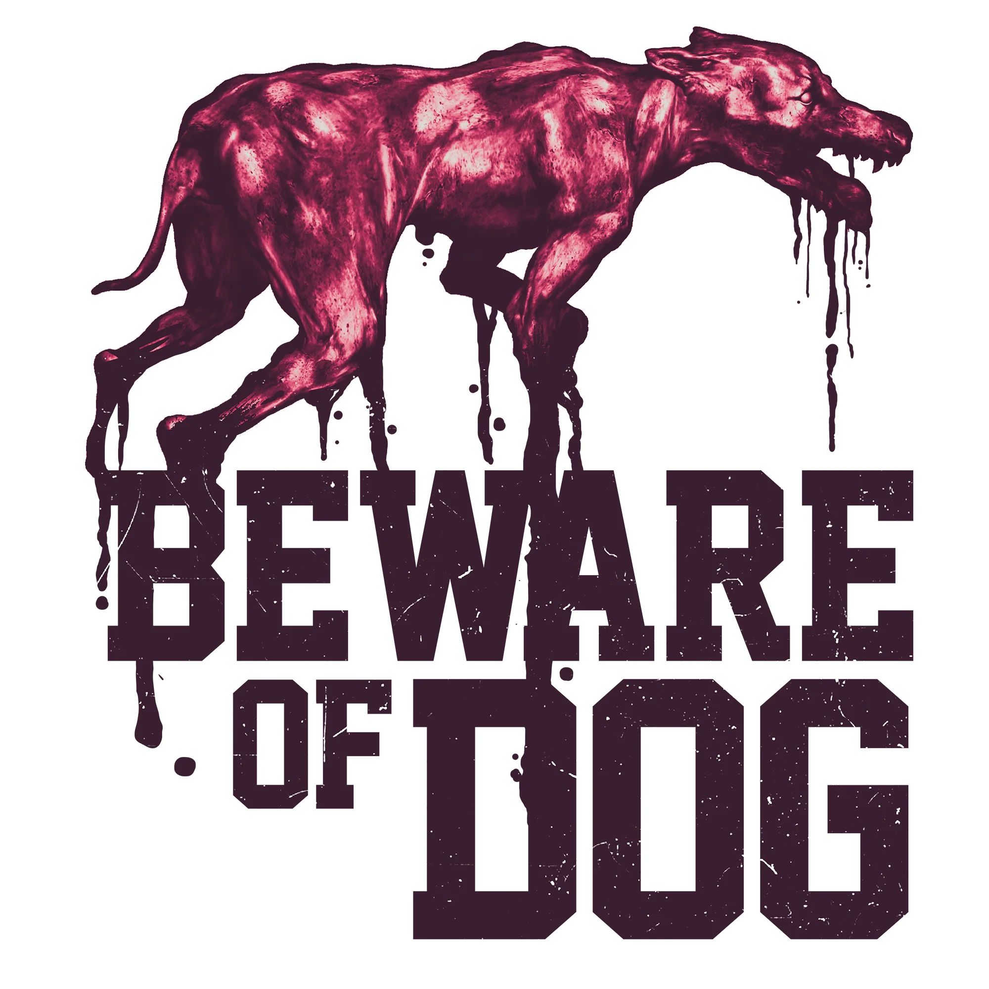Beware of Dog T-Shirt Unisex Silent Hill Cotton Tee