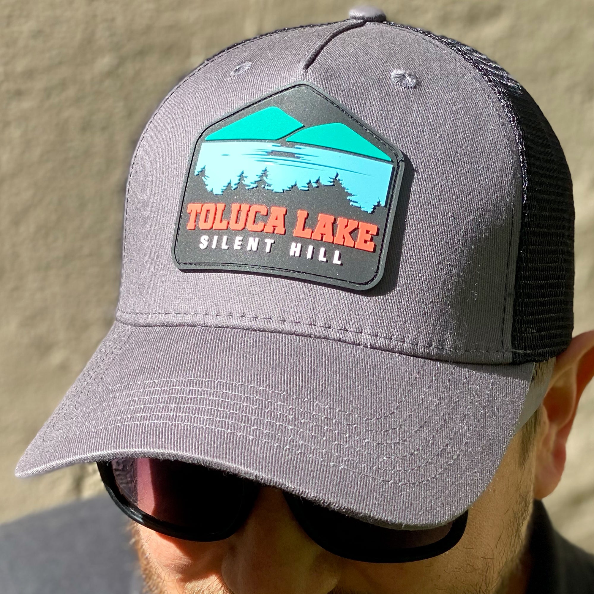 Toluca Lake Trucker Hat Silent Hill PVC Patch Cap