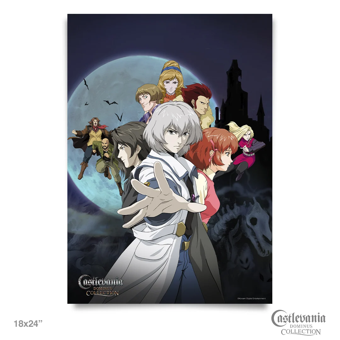 Castlevania Dominus Collection Zestaw Plakatów z Gotyckimi Grafikami