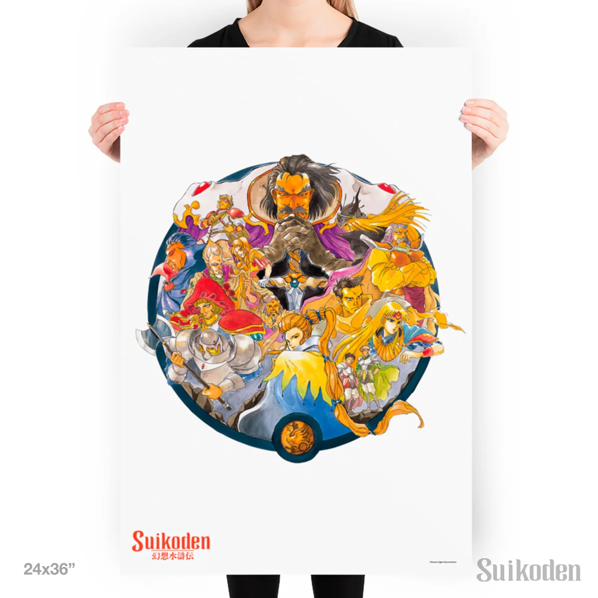 Suikoden Villains plakat 24x36 Inch matt trykk
