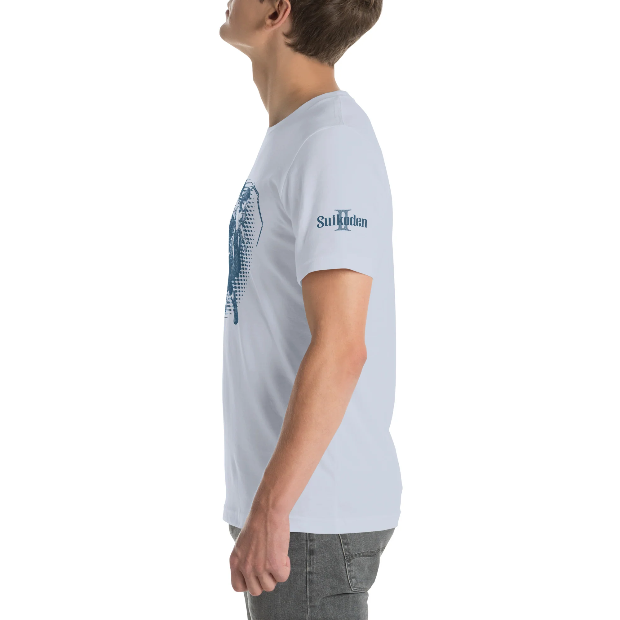 Suikoden II Halftone Heroes T-shirt til mænd og kvinder