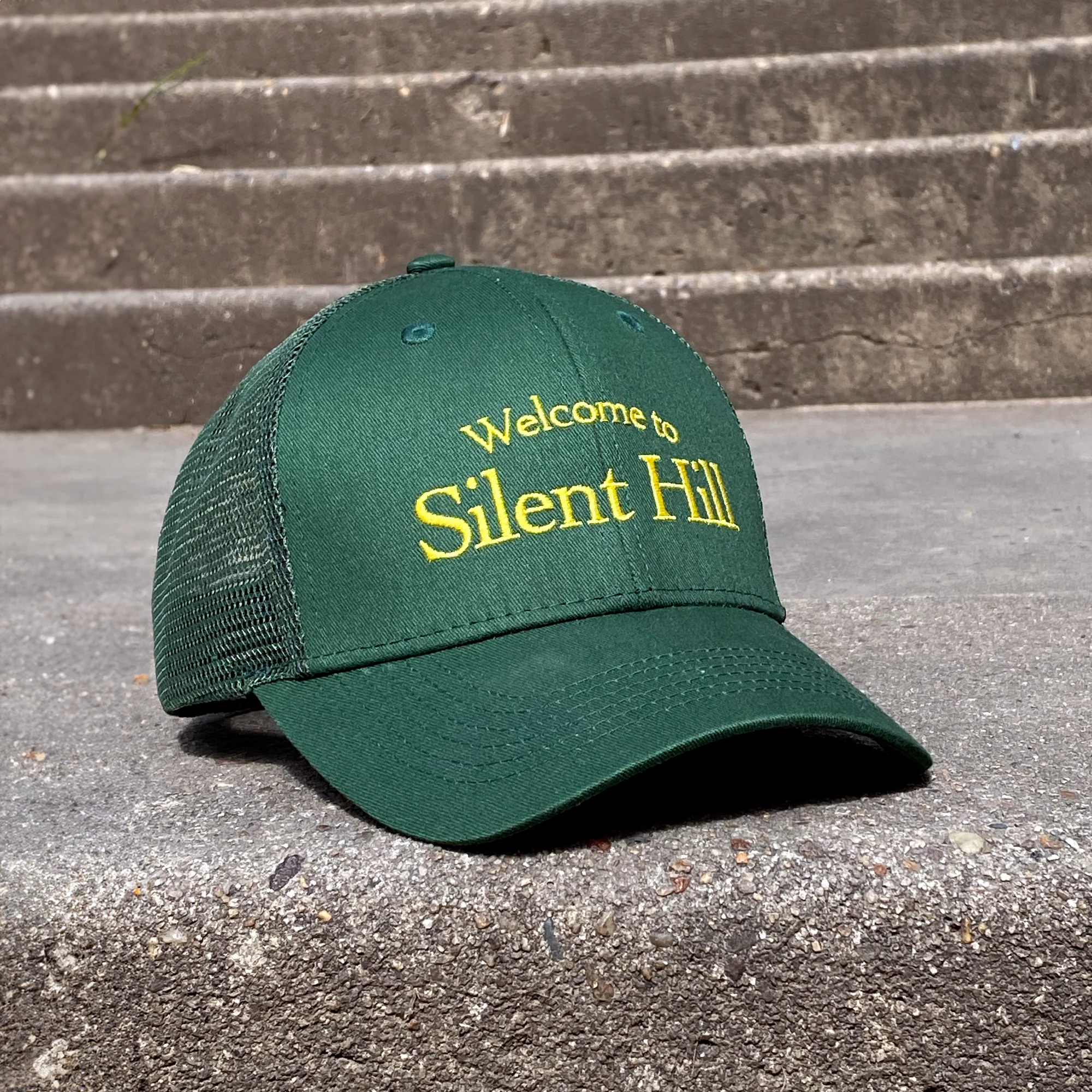 Welcome To Silent Hill Trucker Hat with Front Embroidery