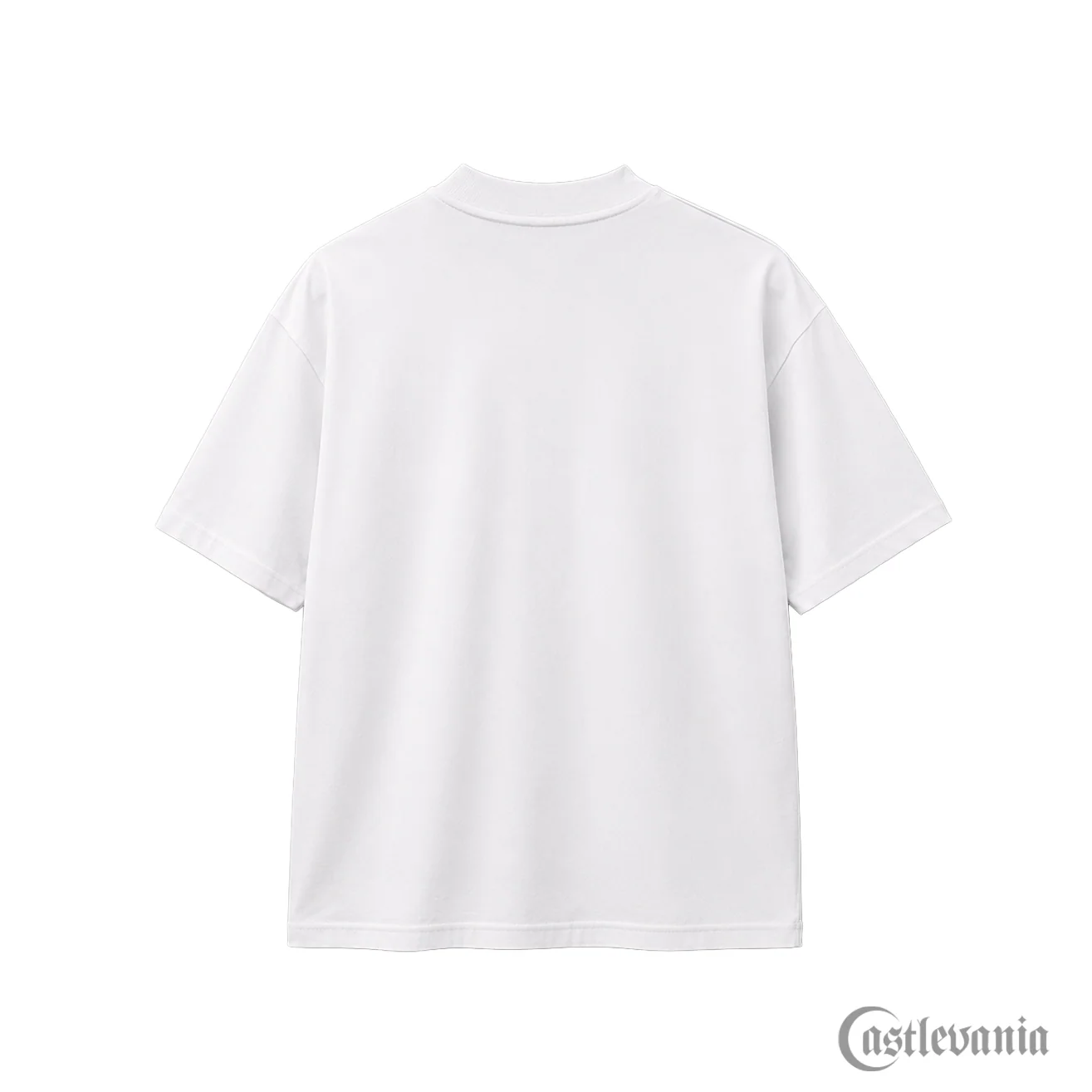 Castlevania 40th Anniversary Logo Oversized T-Shirt Off-White