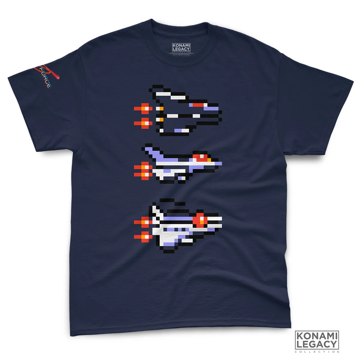 Lifeforce T-shirt i blød kamgarnet ringspundet bomuld til Konami-fans
