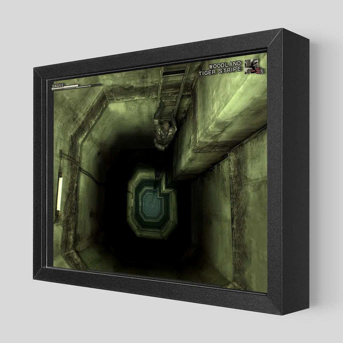 MGS3 Ladder Climb Shadowbox Art