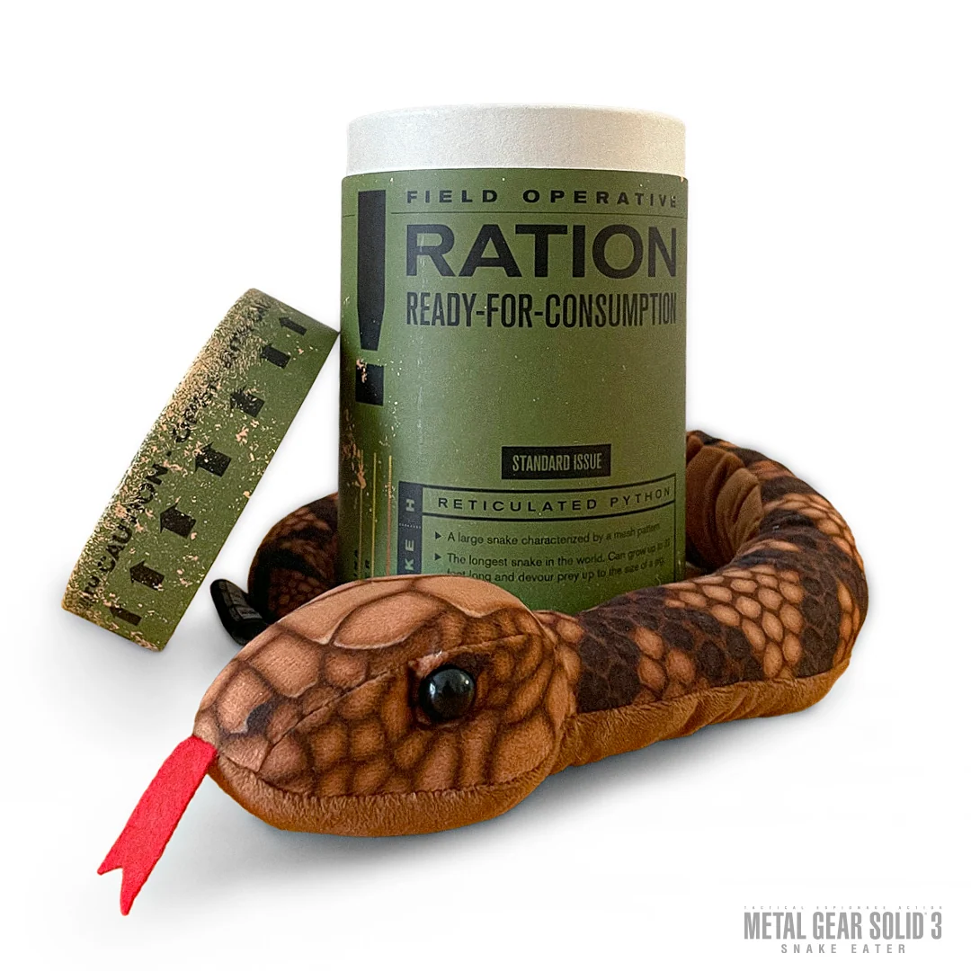 MGS3 Snake Ration knuffel
