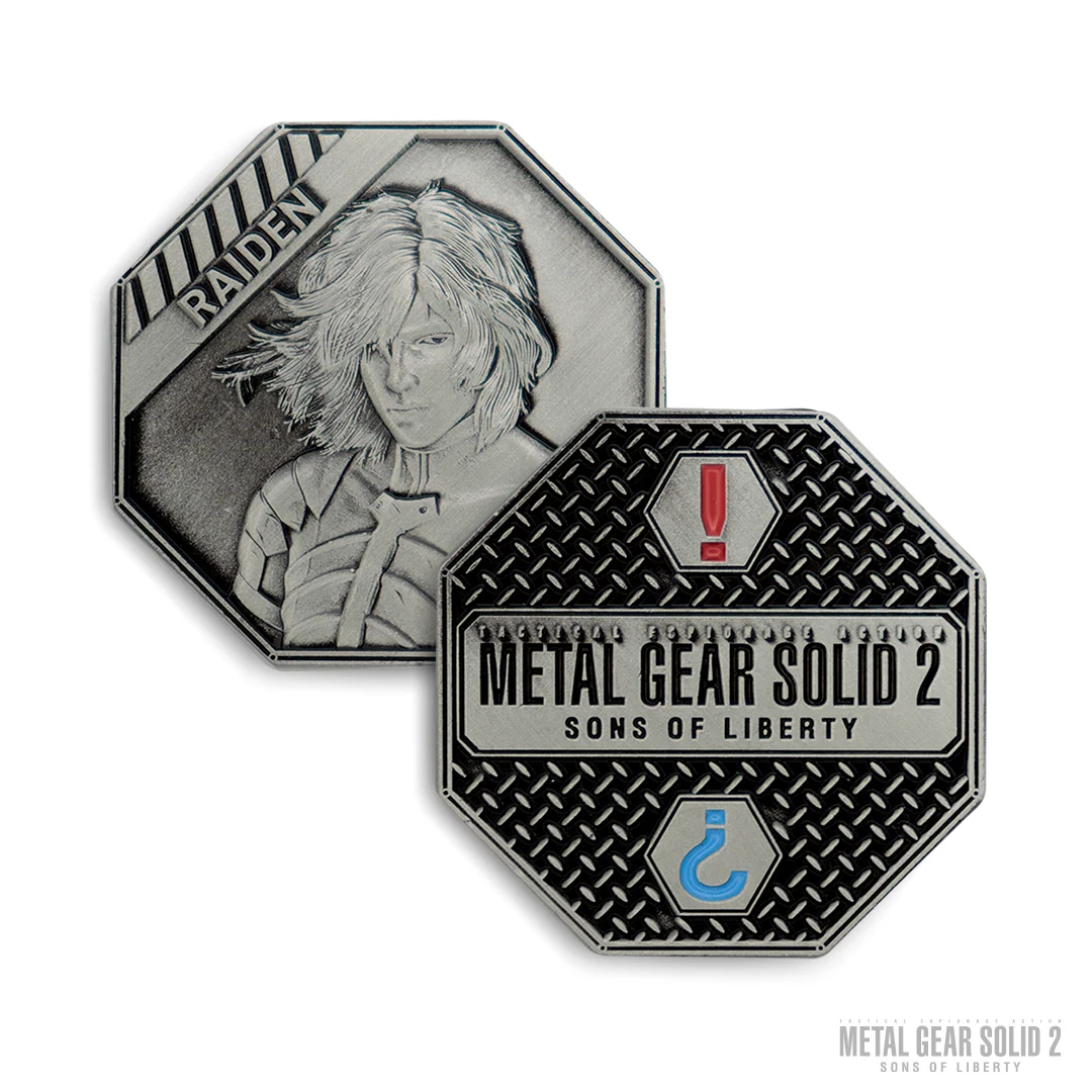 Metal Gear Solid 2 Raiden Limited Edition Collectible Coin