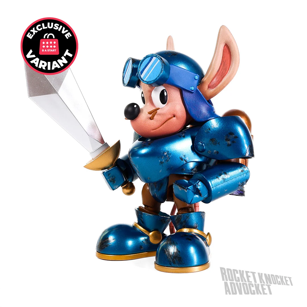 Rocket Knight Adventures Sparkster Battle Damage Action Figure Variant