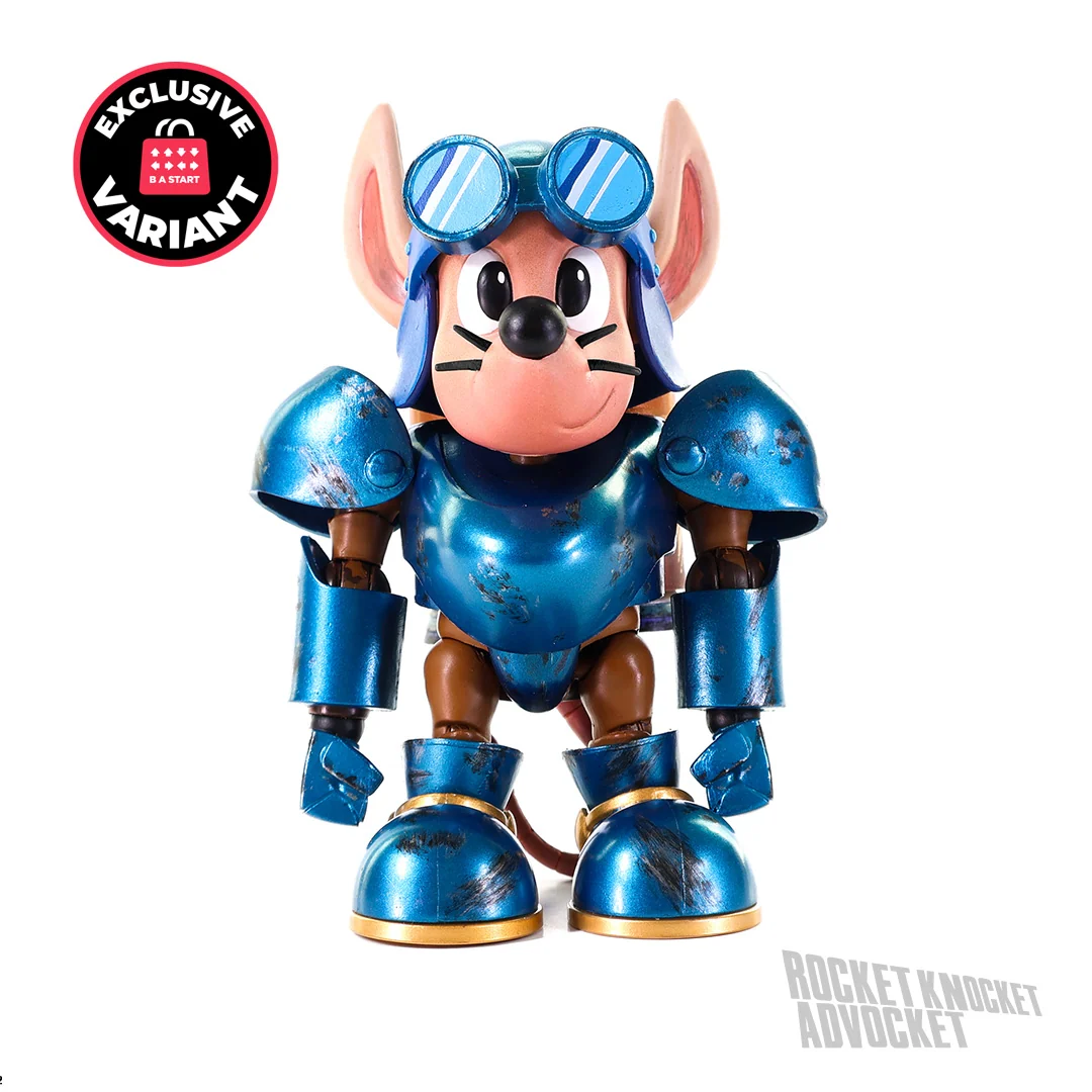 Rocket Knight Adventures Sparkster Battle Damage actiefiguur variant