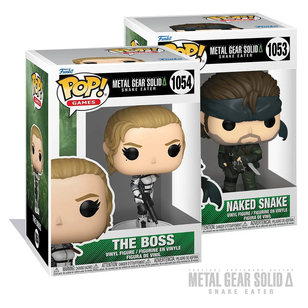 Metal Gear Solid Δ Funko Pop!-sæt med The Boss og Naked Snake