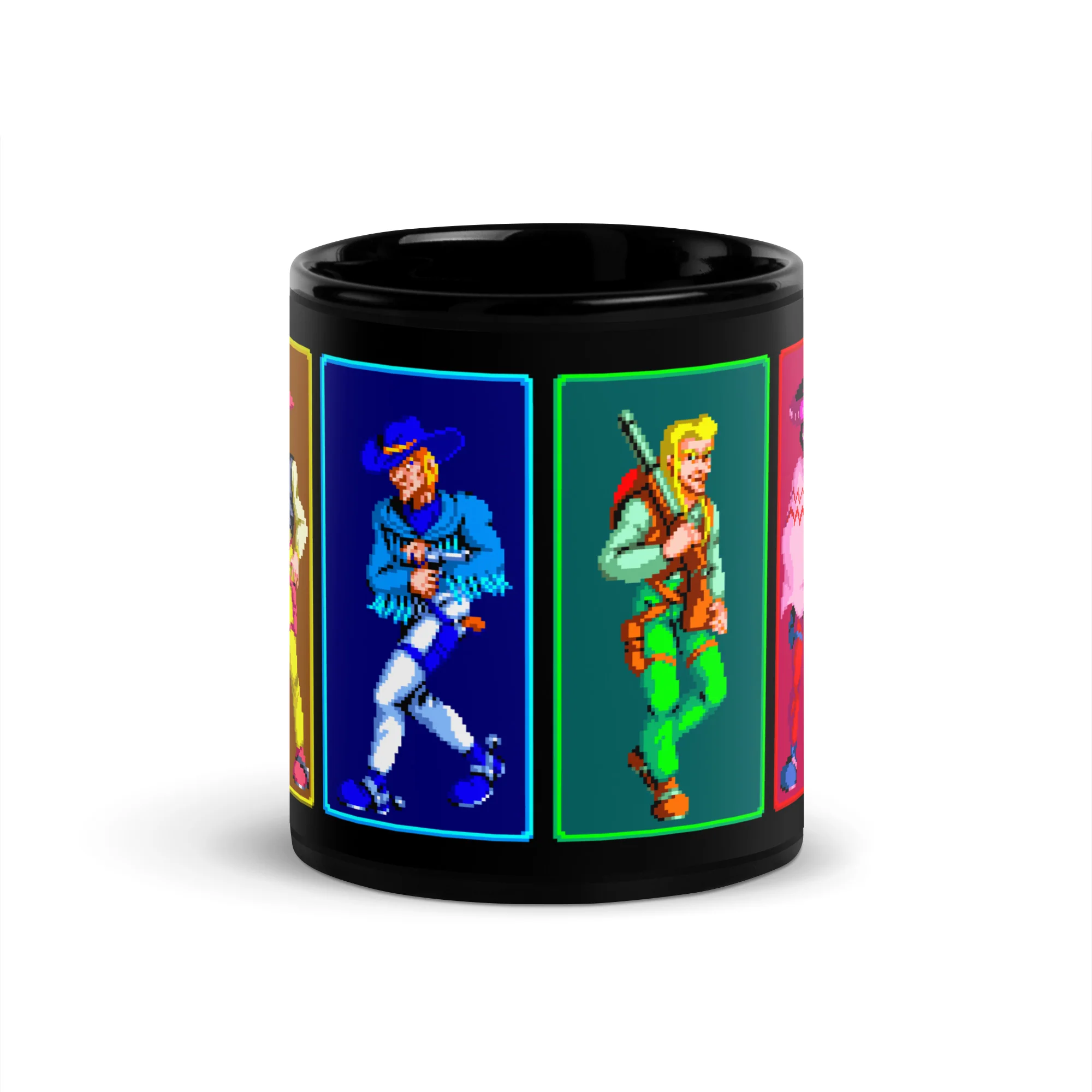 Choose Your Player Black Glossy Ceramic Mug