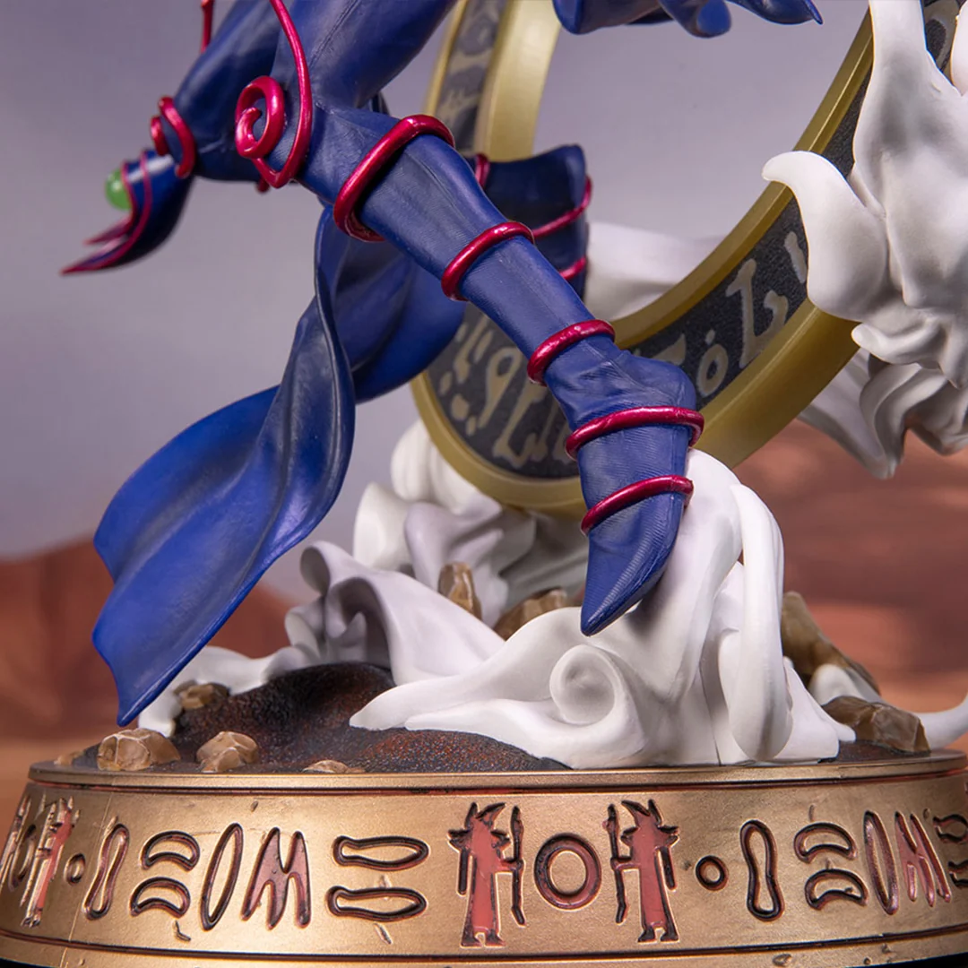 Yu-Gi-Oh! Dunkler Magier PVC-Figur blaue Variante Standard Edition von First 4 Figures