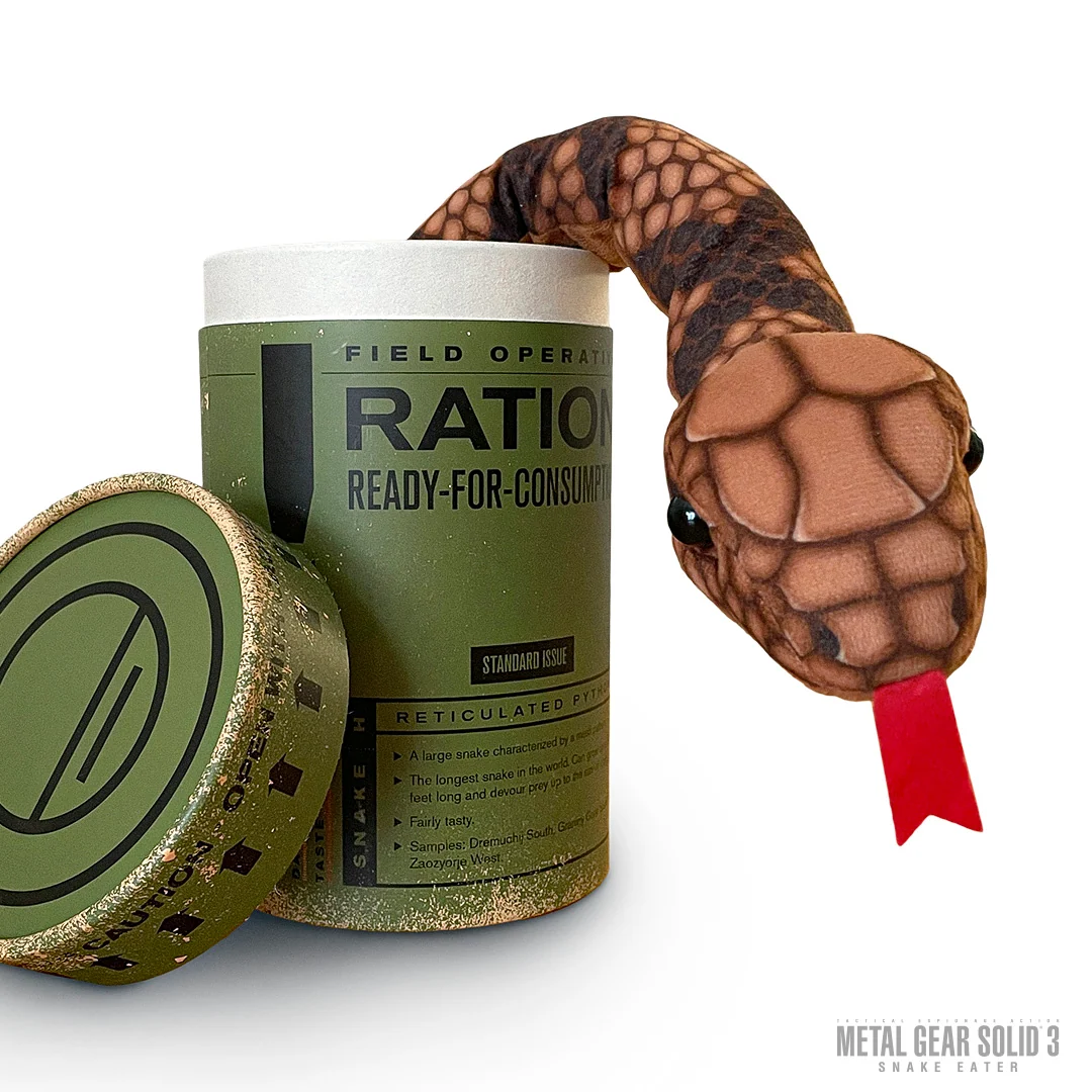 MGS3 Snake Ration knuffel