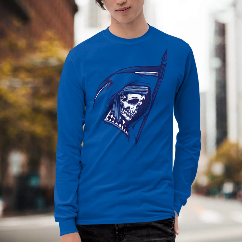 Death Langarmshirt Baumwolle Castlevania Style Top