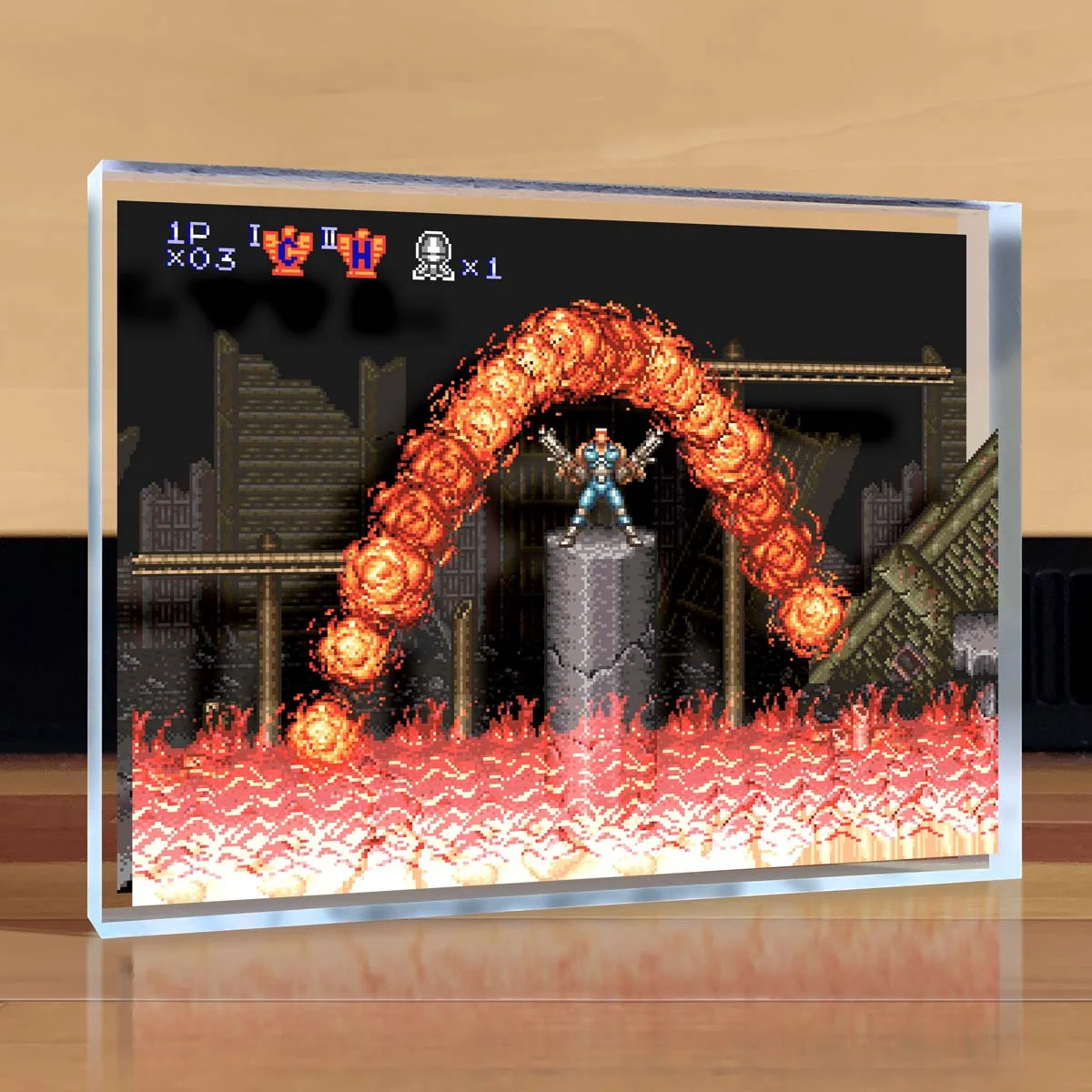 Contra III Firebow 厚亞克力桌面藝術品