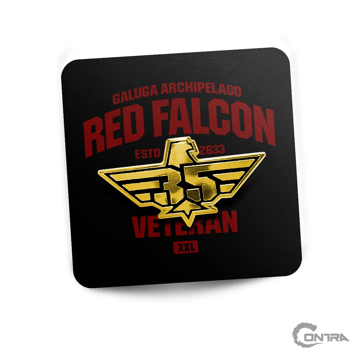 Contra Limited Edition 35th Anniversary numeroitu emalipinssi