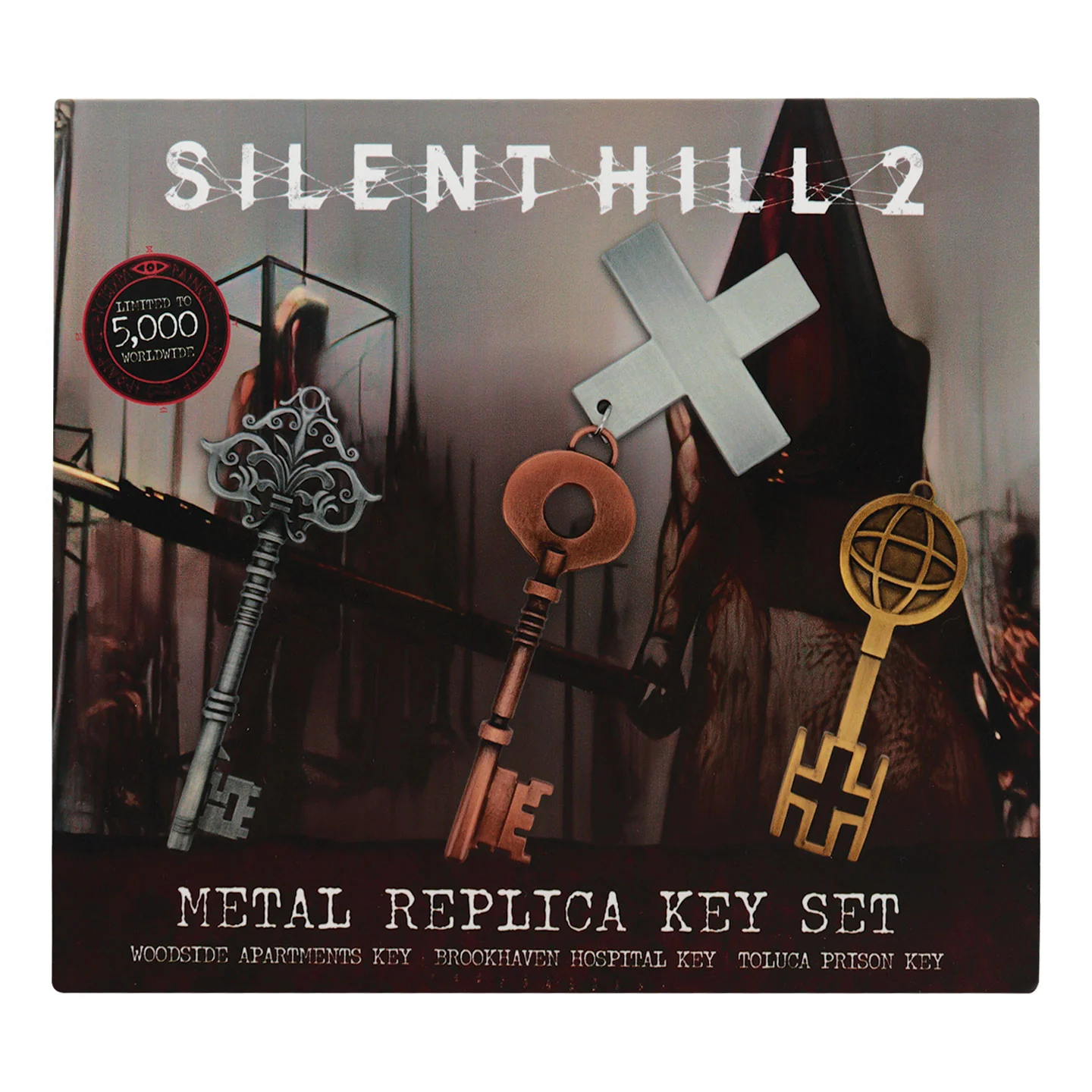 SILENT HILL 2 -avainten replikat kolmella viimeistelyllä