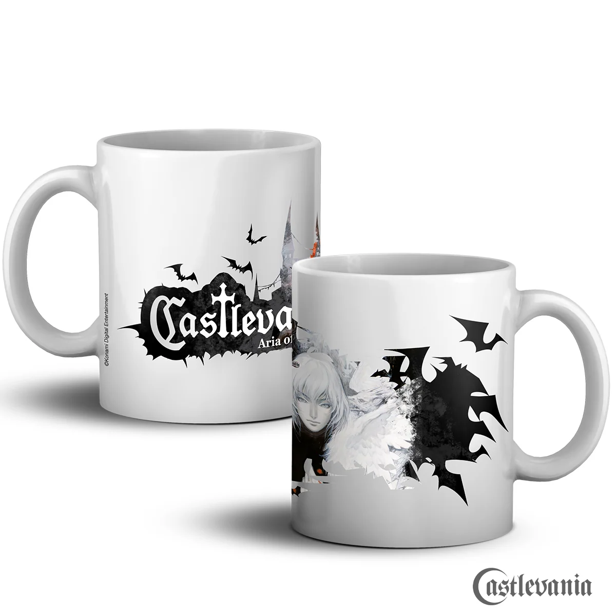 Castlevania Aria of Sorrow White Ceramic Mug