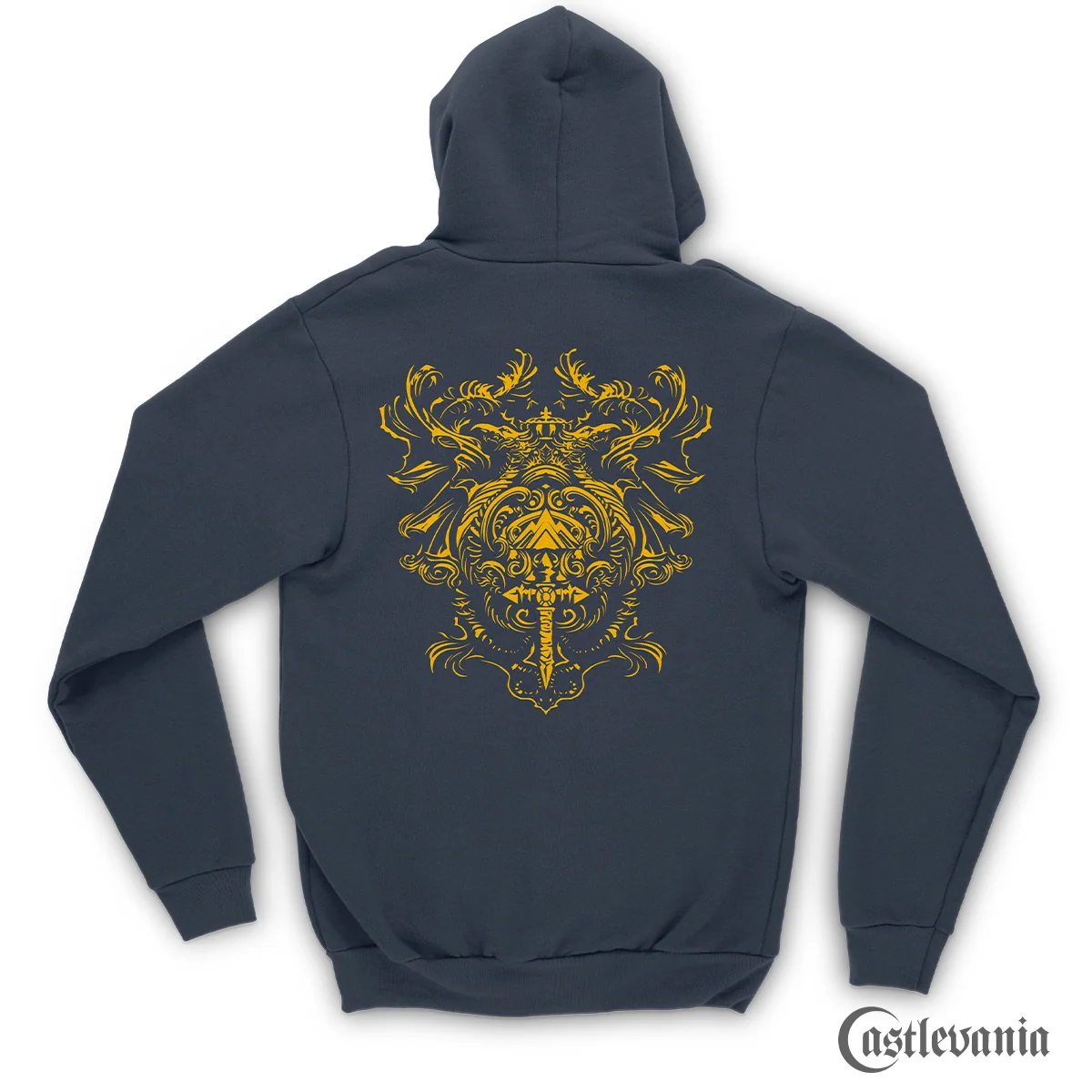 Belmont Crest Hoodie Castlevania Streetwear With 3-Panel Hood