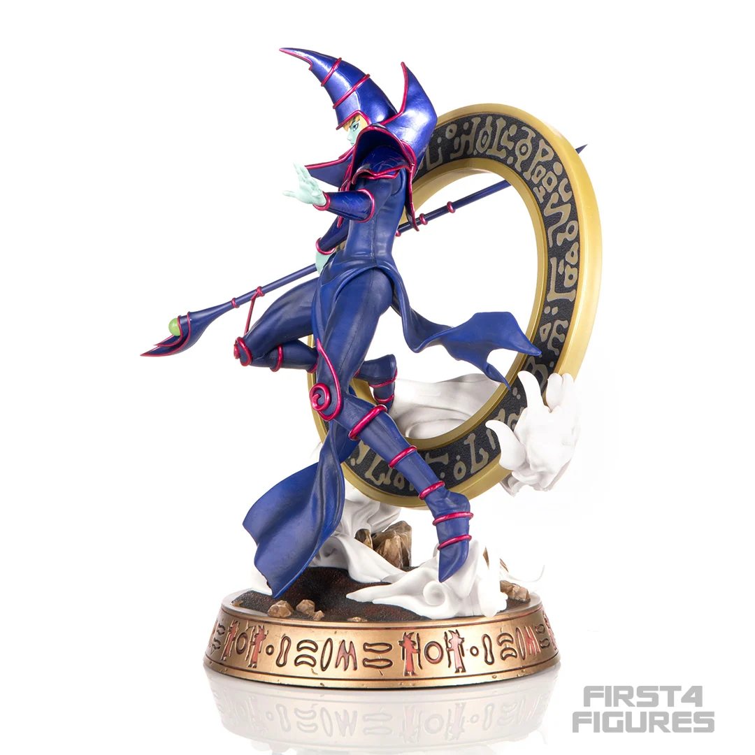 Yu-Gi-Oh! Dunkler Magier PVC-Figur blaue Variante Standard Edition von First 4 Figures