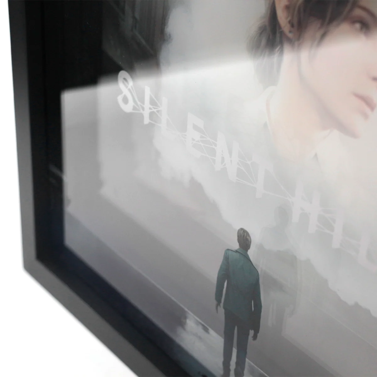 Silent Hill 2 Remake Key Art Shadowbox Three-Dimensional Wall Display
