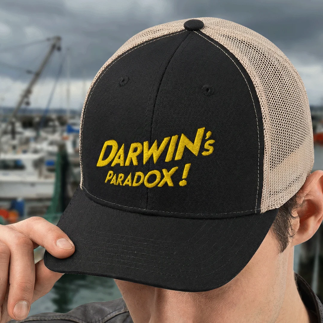 Darwin's Paradox broderet truckerhat med meshbagside
