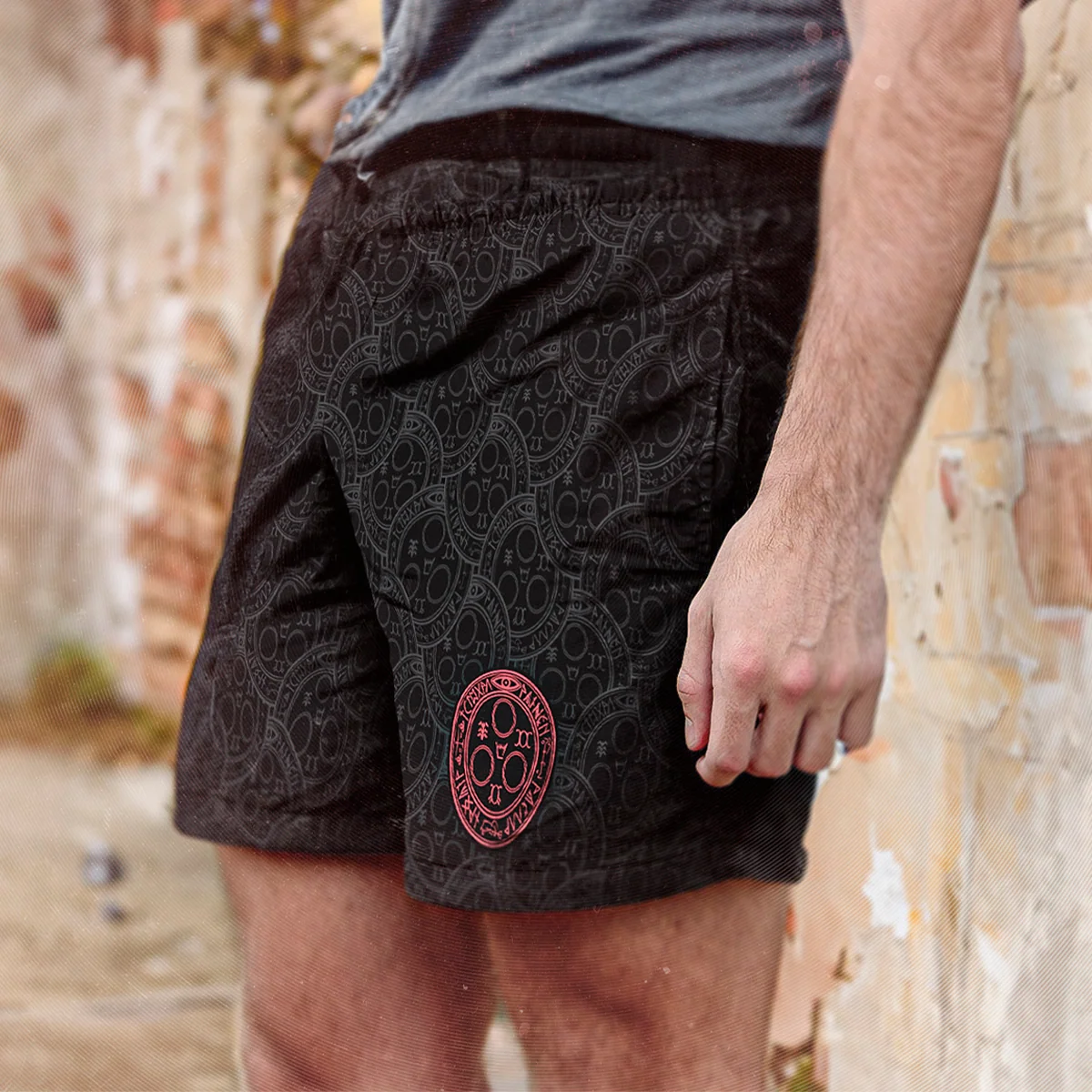 Halo of the Sun Swim Trunks