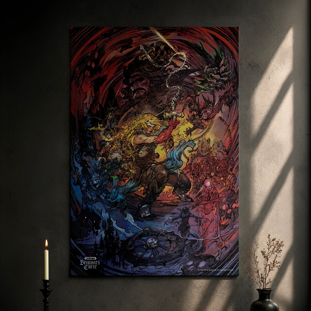 Castlevania Belmont's Curse Key Art Poster I, 18x24 Inch Print
