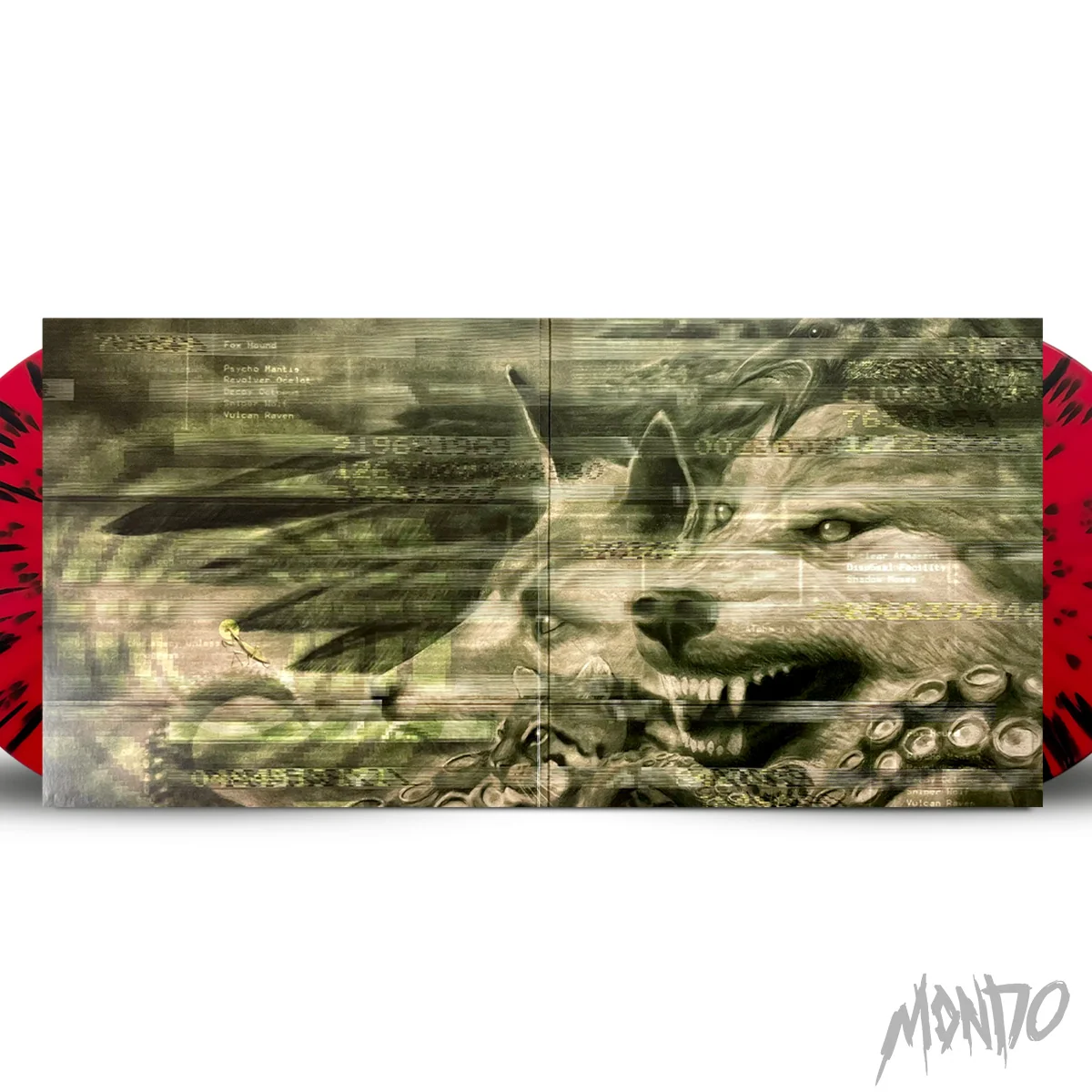 Metal Gear Solid Vinyl Soundtrack 2XLP Red Black Splatter