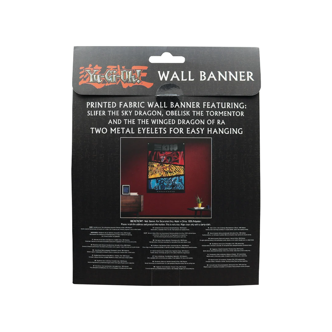 Póster de pared extragrande de Yu-Gi-Oh! con ojales metálicos