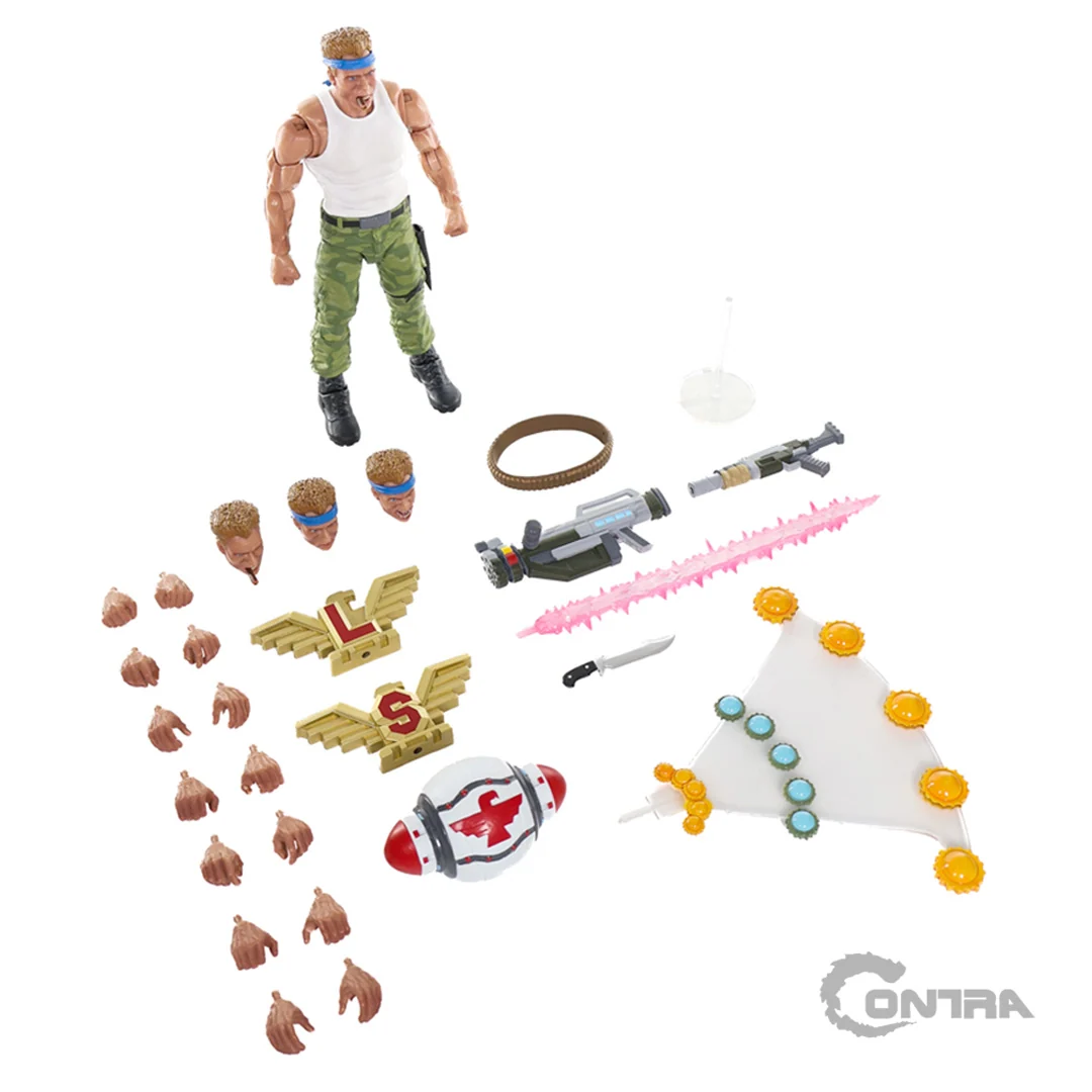 Figuras de acción de Bill y Lance de Contra (ARCADE) Edición Limitada