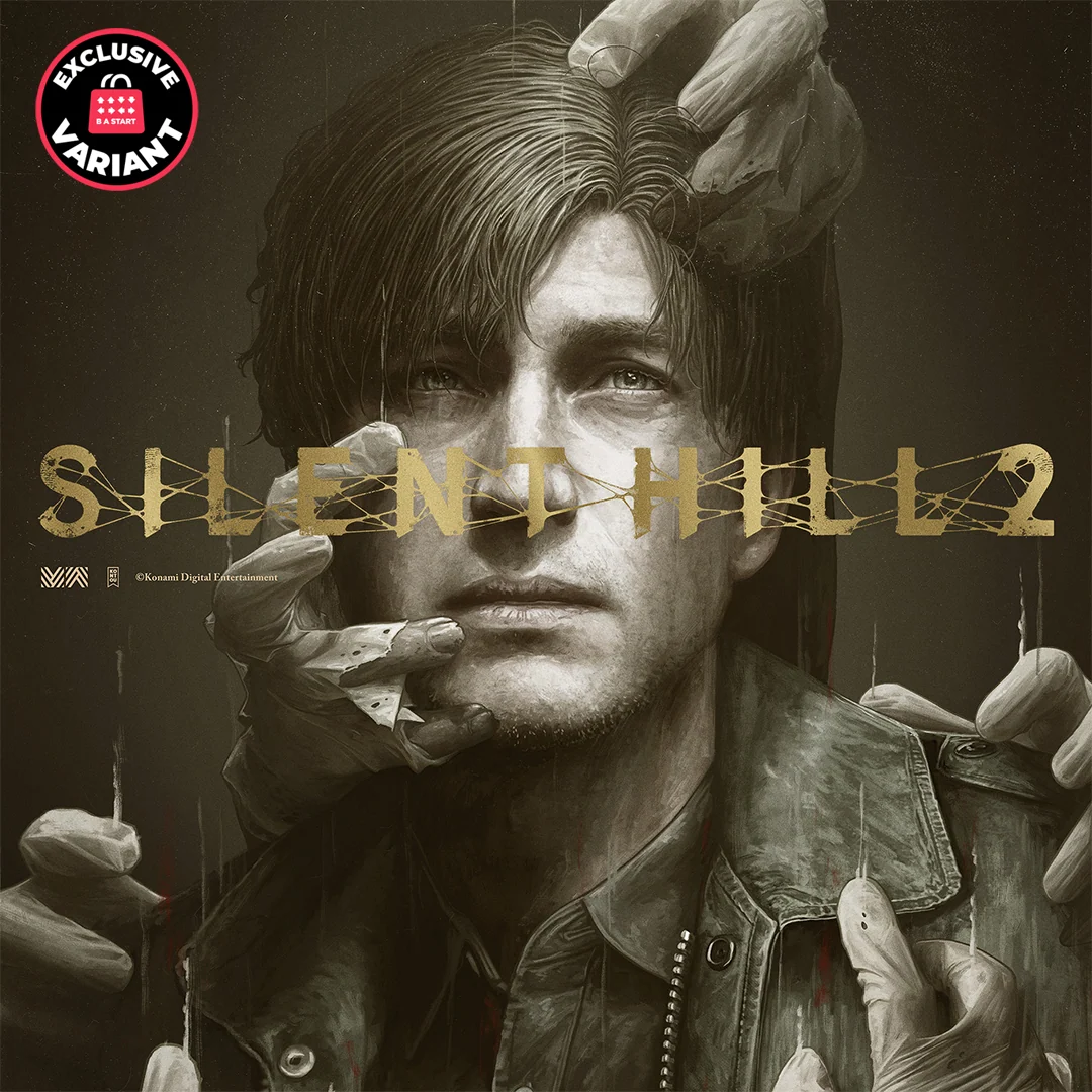 SILENT HILL 2 Pôster de Arte Edição Limitada OKS Exclusive (Variante Foil Dourado)