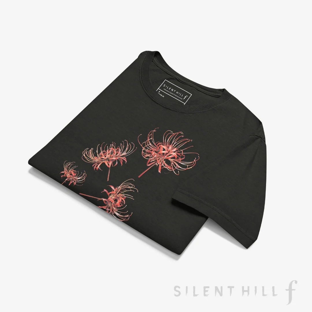 Unisex bawełniany T-shirt SILENT HILL f Erosion Flower