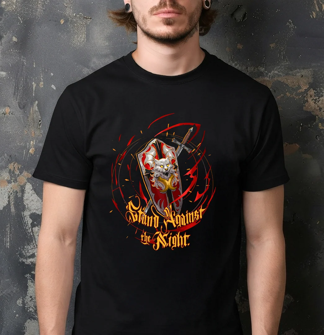 Stand Against the Night Black T-shirt Unisex Classic Fit