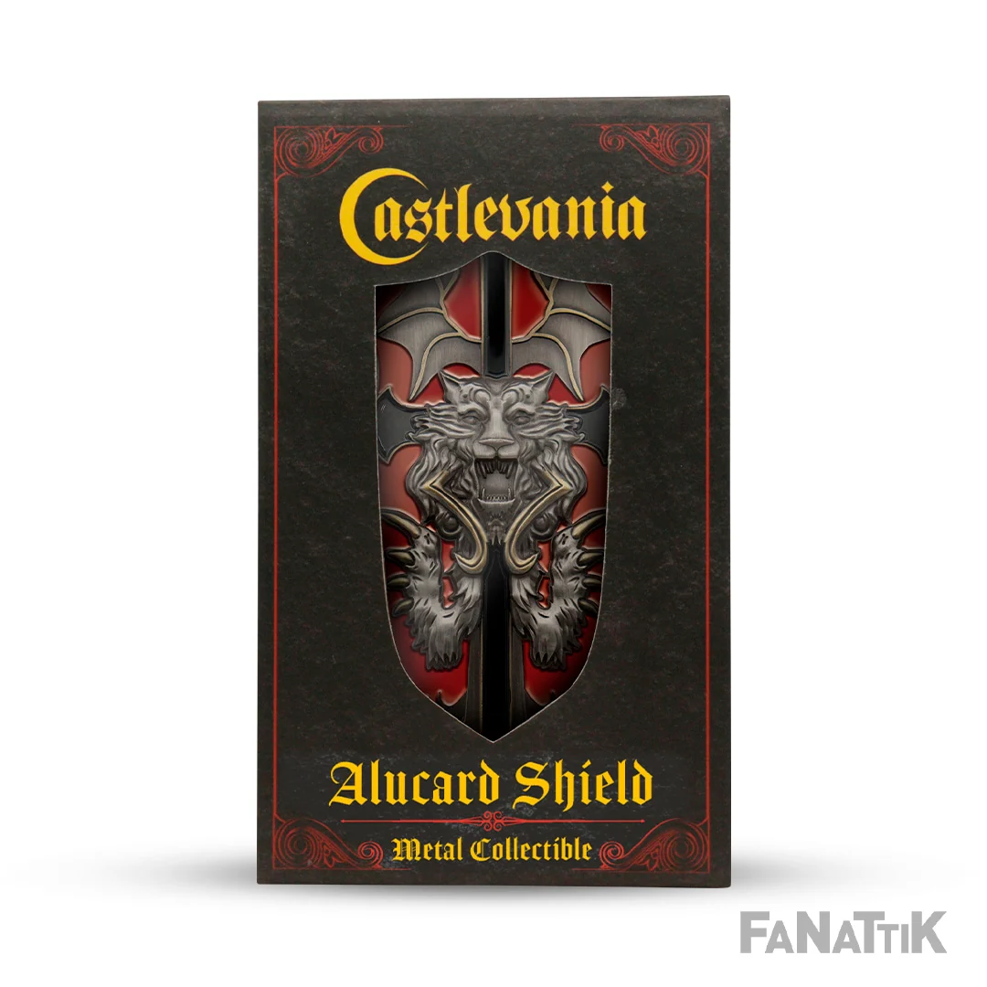 Castlevania Alucard Shield Limited Edition Metal Ingot with Display Stand