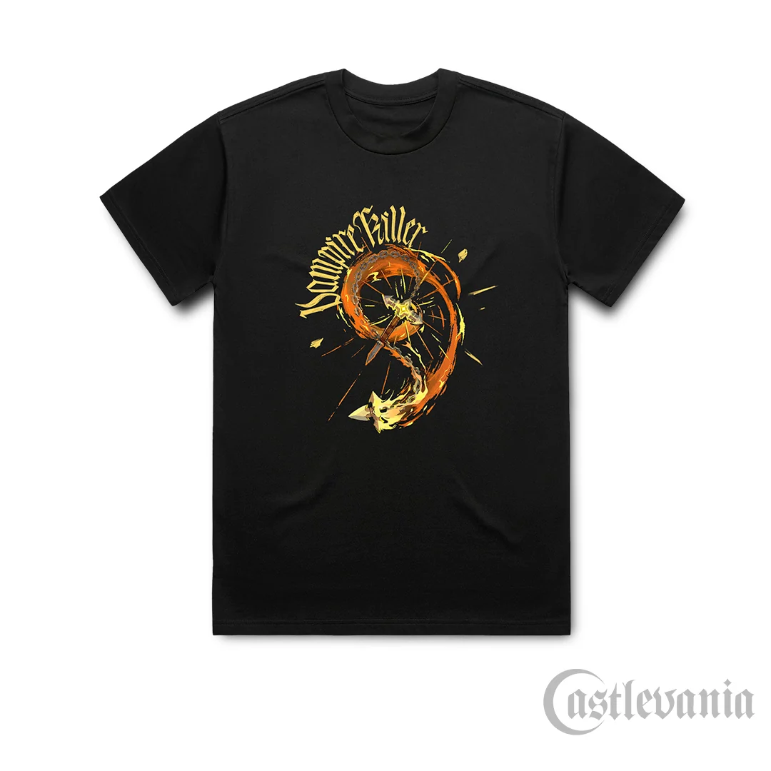 Czarny T-shirt Castlevania Belmont's Curse Vampire Killer