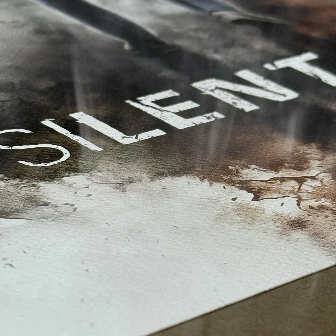 Affiche d’art SILENT HILL édition limitée, tirage variante couleur