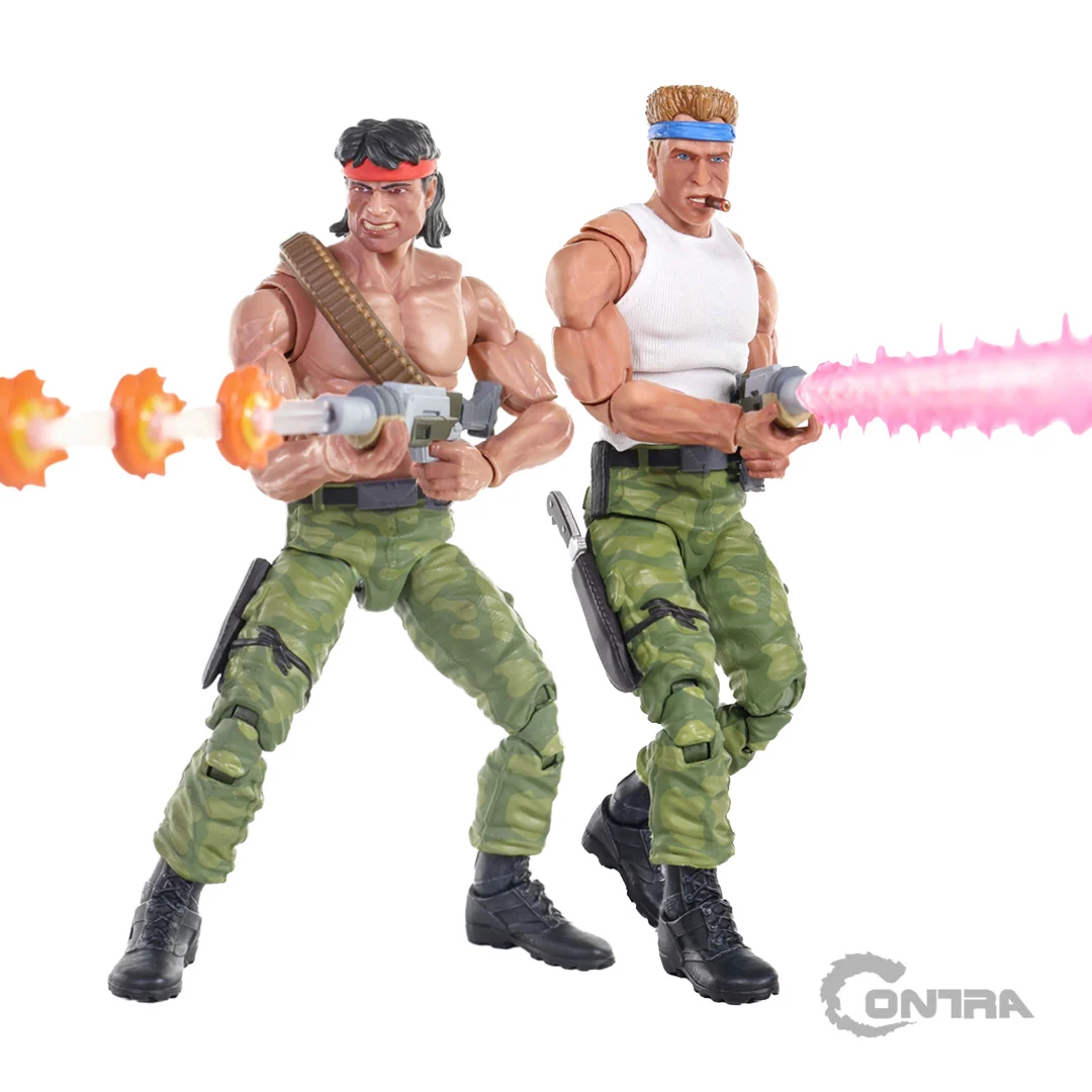 Contra (ARCADE) Bill and Lance Action Figures Limited Edition