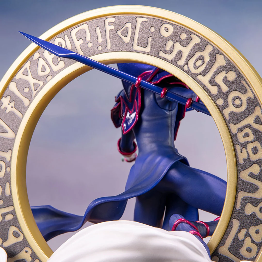 Yu-Gi-Oh! Dunkler Magier PVC-Figur blaue Variante Standard Edition von First 4 Figures