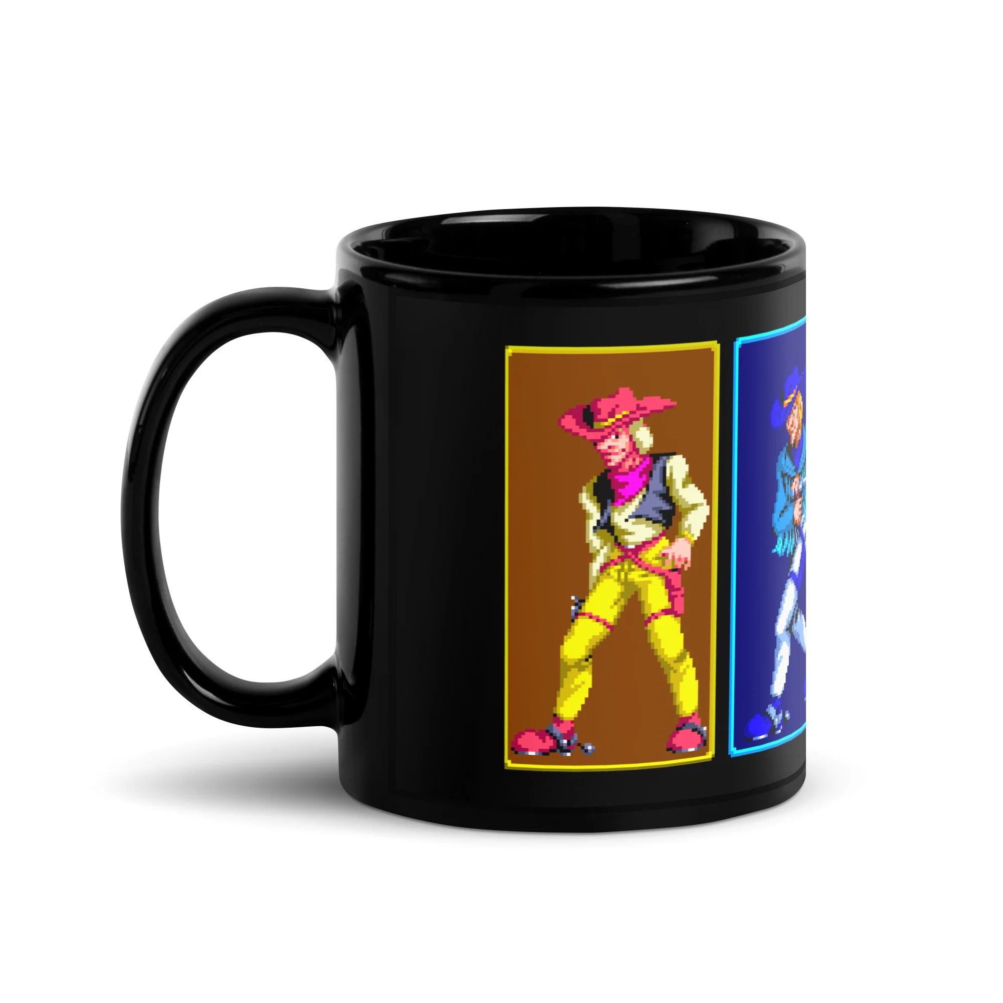 Choose Your Player Black Glossy Ceramic Mug