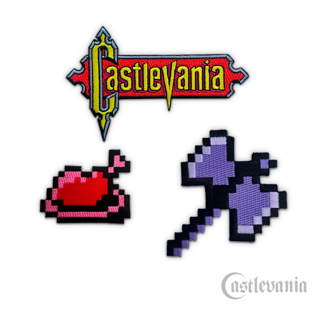 Castlevania 40th Anniversary 刺繡徽章套裝