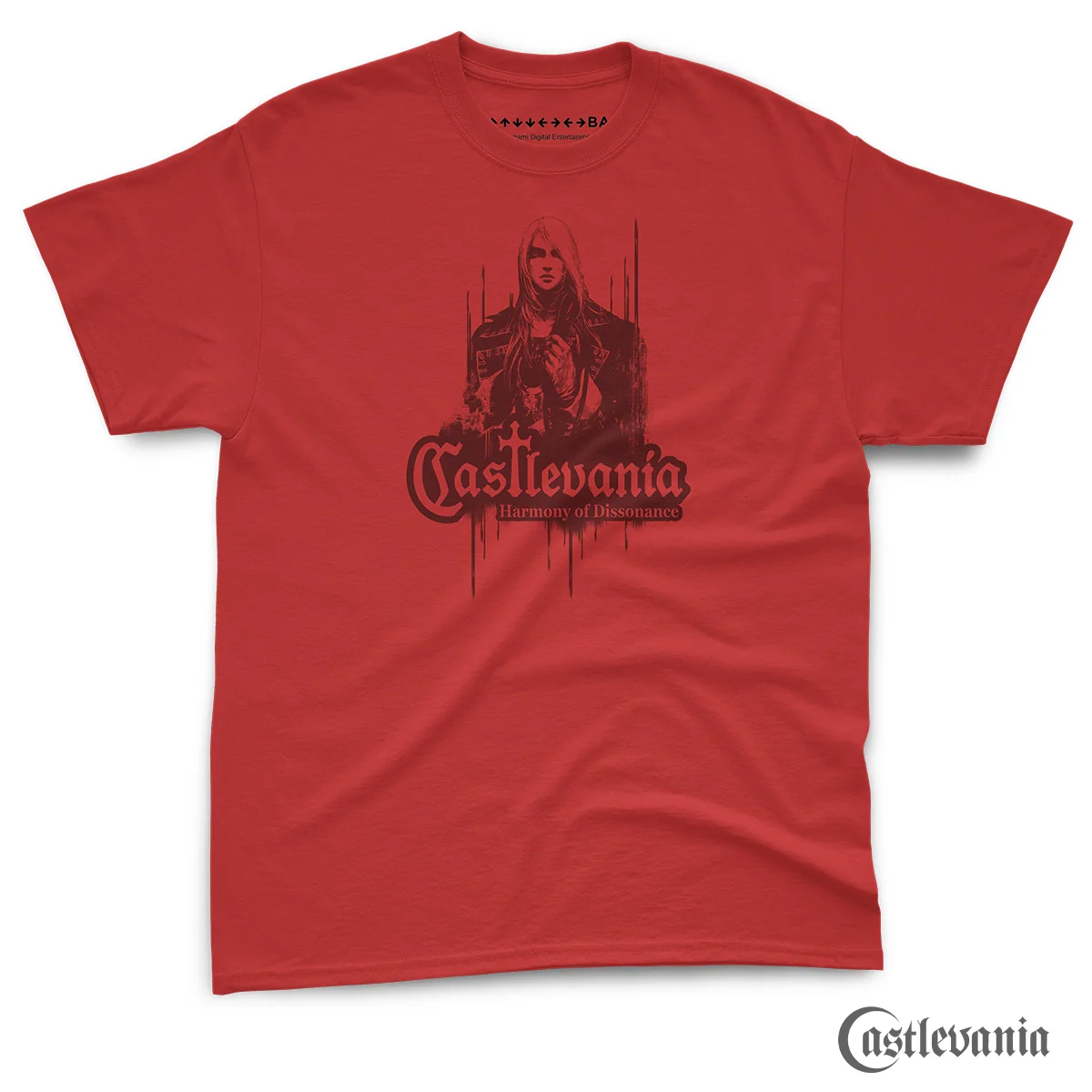 T-shirt Harmony of Dissonance Castlevania GBA en coton doux