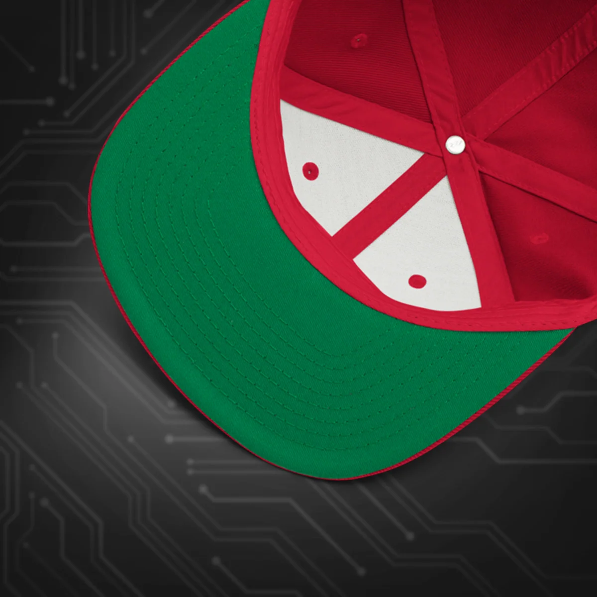 ↑↑↓↓←→←→BA Rød snapback-kasket Limited Series
