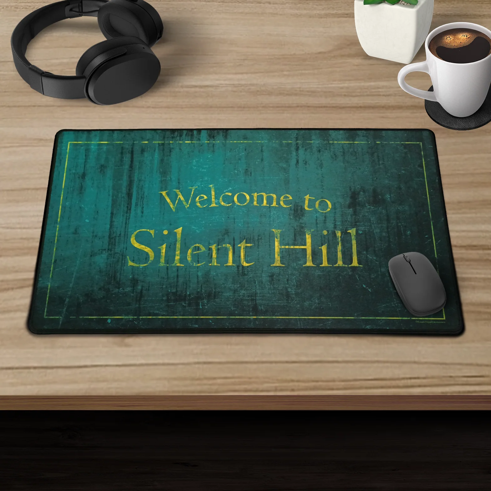 Silent Hill musmatta för gaming i tjock neopren